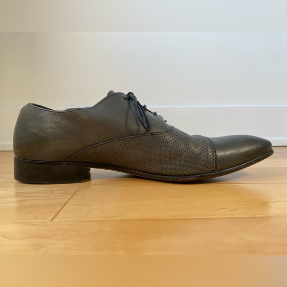 EMPORIO ARMANI - Oxford Shoes Grey - Picture 4 of 9